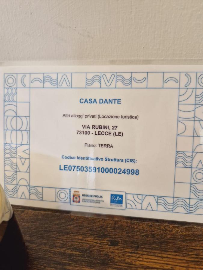 레체 Casa Dante Deliziosa Casa A Due Passi Dal Centro 빌라 외부 사진